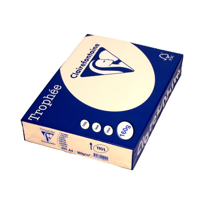 Papier ksero A4 160g piaskowy Trophee 1101 EM2057 01