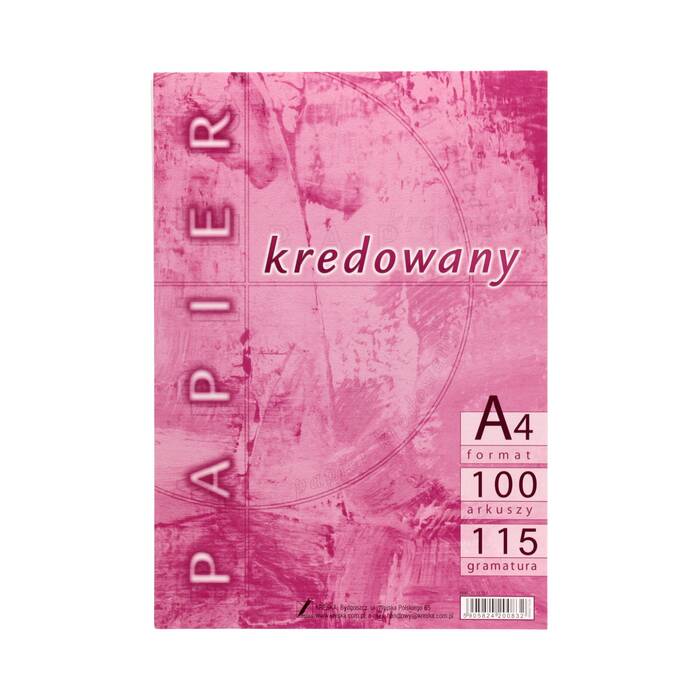 Papier kredowy A4 115g Kreska (100) VK0812 01