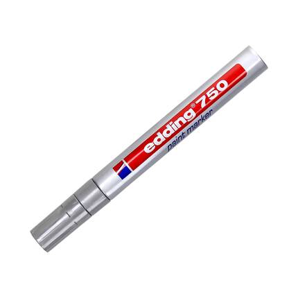 Marker olejowy 2.0-4.0mm srebrny okrągły Edding 750 EG5018 01