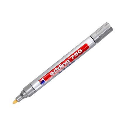 Marker olejowy 2.0-4.0mm srebrny okrągły Edding 750 EG5018 02