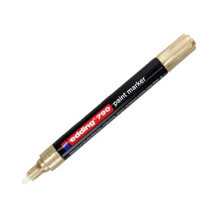 Marker olejowy 2.0-3.0mm złoty okrągły Edding 790 EG5170 02