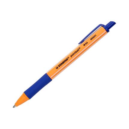 Długopis automatyczny 0.5mm niebieski Pointball Stabilo SH6109 01