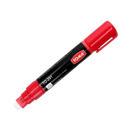 Marker kredowy 5-8mm czerwony Toma TO-291 TA1478 02