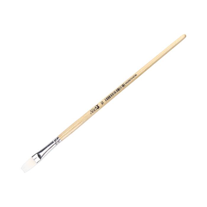 Pędzel płaski nr10 nylon KIN AR7340 01
