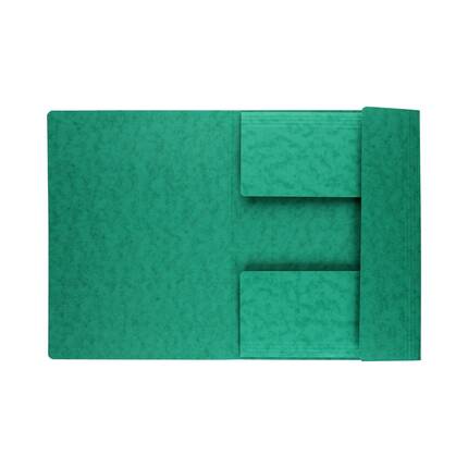 Teczka gumka A4 zielona karton Esselte ET1206 02