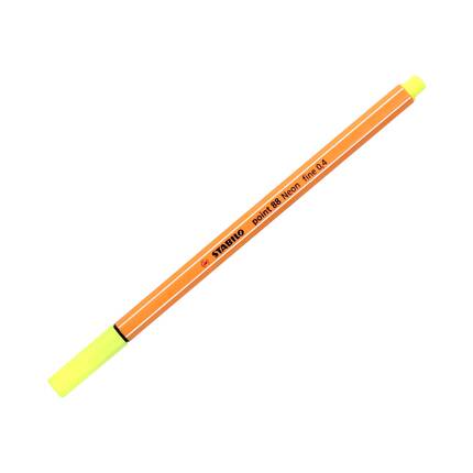 Cienkopis 0.4mm neon/żółty Point 88/024 SH1353 01
