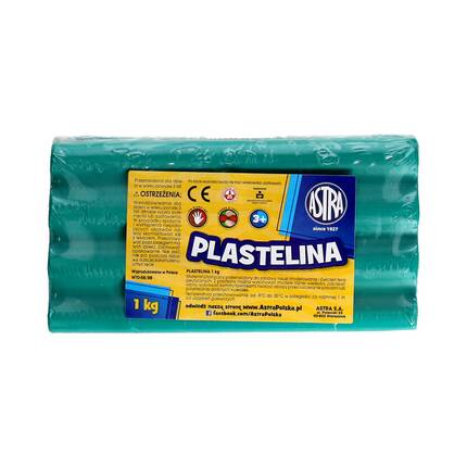 Plastelina 1kg zielona AZ6186 01