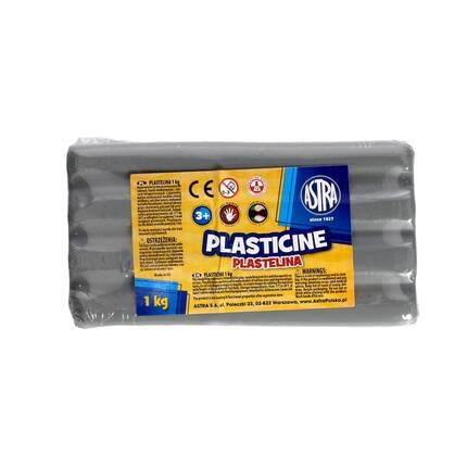 Plastelina 1kg popielat luz AZ6241 01