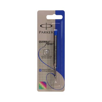 Wkład długopisowy 1 mm/M niebieski blister Parker PT6501 01