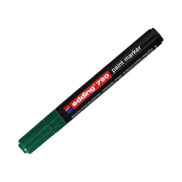 Marker olejowy 2.0-3.0mm zielony okrągły Edding 790 EG5181 01