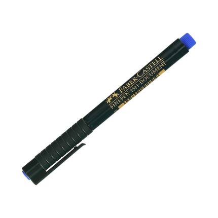 Cienkopis 0.4mm niebieski FinePen FaberCastell FC1266 01
