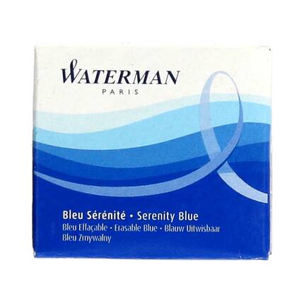 Naboje atramentowe krótkie niebieskie (6) Waterman S0110950 WO5057 01