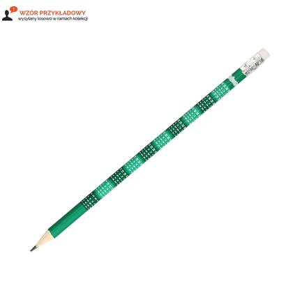 Ołówek z gumką i tabliczką mnożenia Colorino PA5488 01
