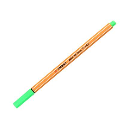 Cienkopis 0.4mm neon/zielony Point 88/033 SH1354 01
