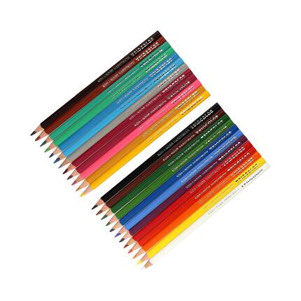 Kredki ołówkowe 24kol 7mm Tricolor KIN 3134 AR6648 02
