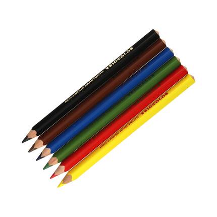 Kredki ołówkowe 6kol tricolor KIN 3151 AR5737 02