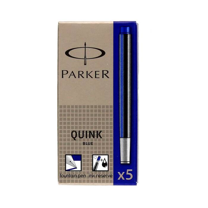 Naboje atramentowe niebieskie (5) Parker S0116240PO5 PT5146 01