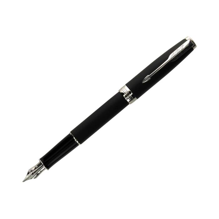 Pióro wieczne Parker Sonnet Matte Black CT - stalówka F 1931521 - kolekcja Royal PT6908 05