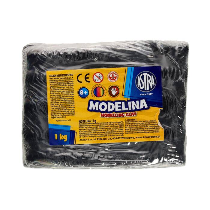 Modelina 1kg czarna Astra AZ6246 01