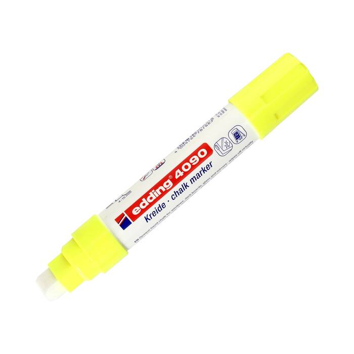 Marker kredowy 4.0-15mm żółty ścięty Edding 4090 EG5046 02