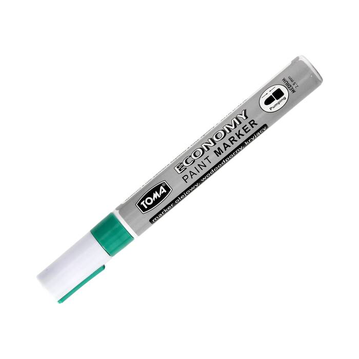 Marker olejowy 2.5mm zielony okrągły Toma TO420 TA1458 01