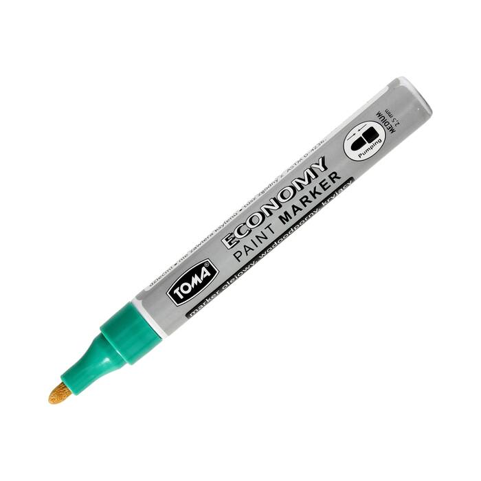 Marker olejowy 2.5mm zielony okrągły Toma TO420 TA1458 02