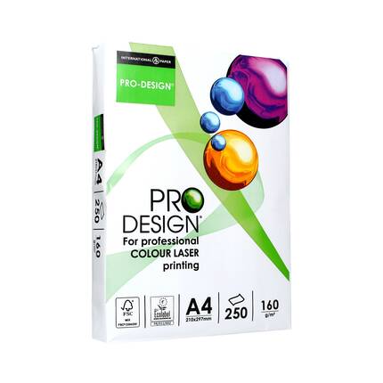 Papier ksero A4 160g satyna Pro Design (250) PI2002 01