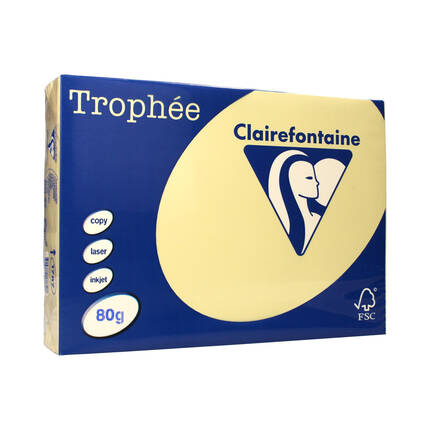 Papier ksero A4 80g kremowy Trophee 1787 EM2007 01