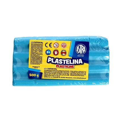 Plastelina 500g jasnoniebieska Astra AZ6410 01