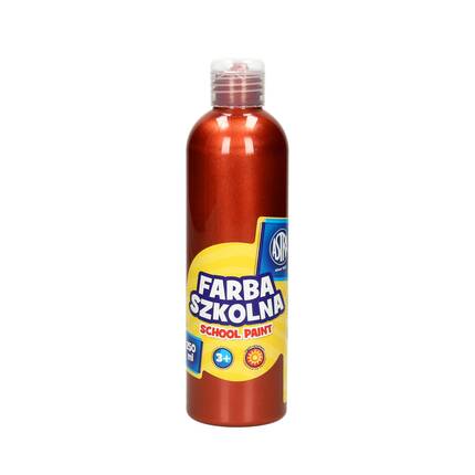 Farba szkolna metaliczna miedziana 250ml Astra VK7269 01