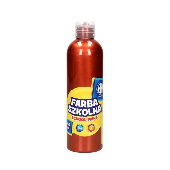 Farba szkolna metaliczna miedziana 250ml Astra VK7269 01