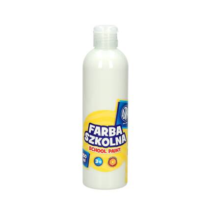 Farba szkolna biała 250ml Astra VK7274 01