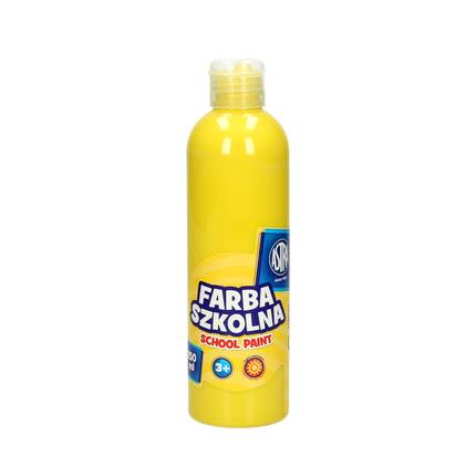 Farba szkolna żółta 250ml Astra VK7276 01