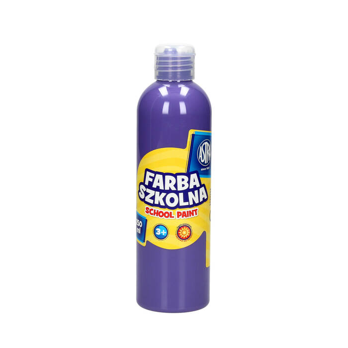 Farba szkolna fioletowa 250ml Astra VK7287 01