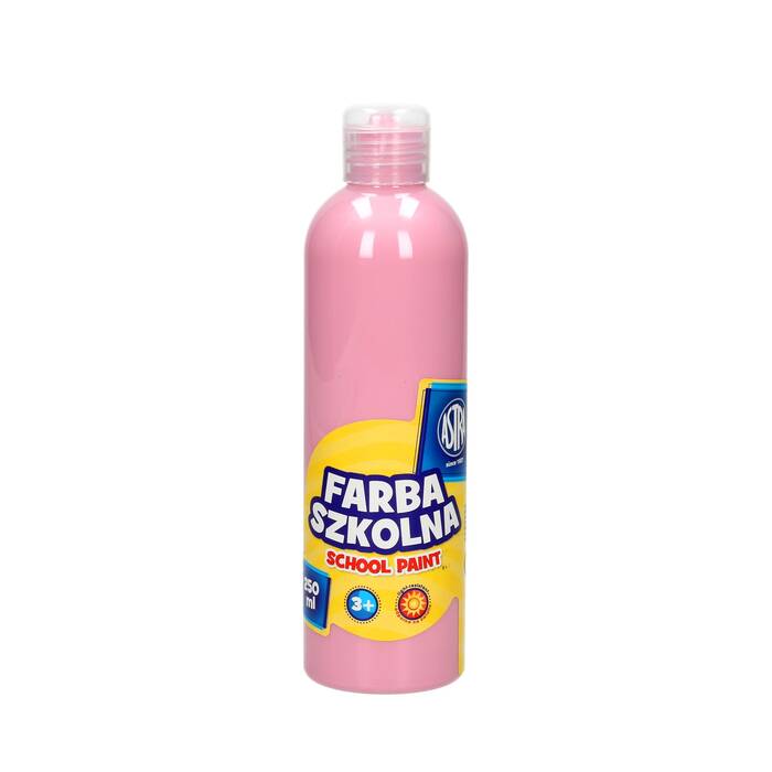 Farba szkolna jasnoróżowa 250ml Astra VK7291 01