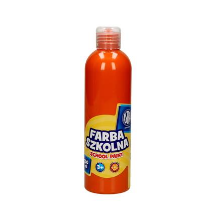 Farba szkolna pomarańczowa 250ml Astra VK7292 01