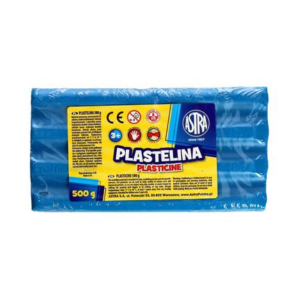 Plastelina 500g niebieska Astra 303117007 AZ6436 01