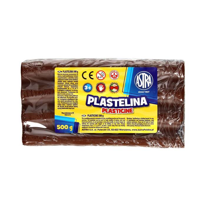 Plastelina 500g brązowa Astra 303117011 AZ6439 01