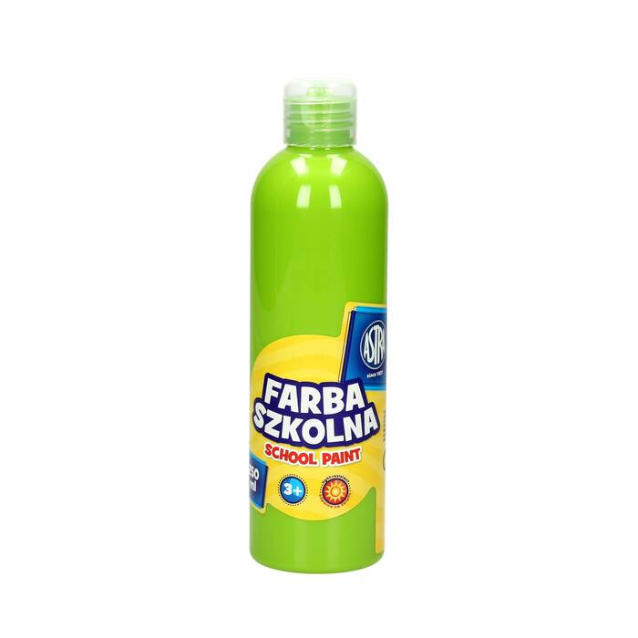 Farba szkolna limonkowa 250ml Astra VK7294 01