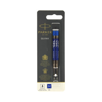 Wkłady długopisowe żelowe niebieskie M Parker - 2szt. PT9719 01
