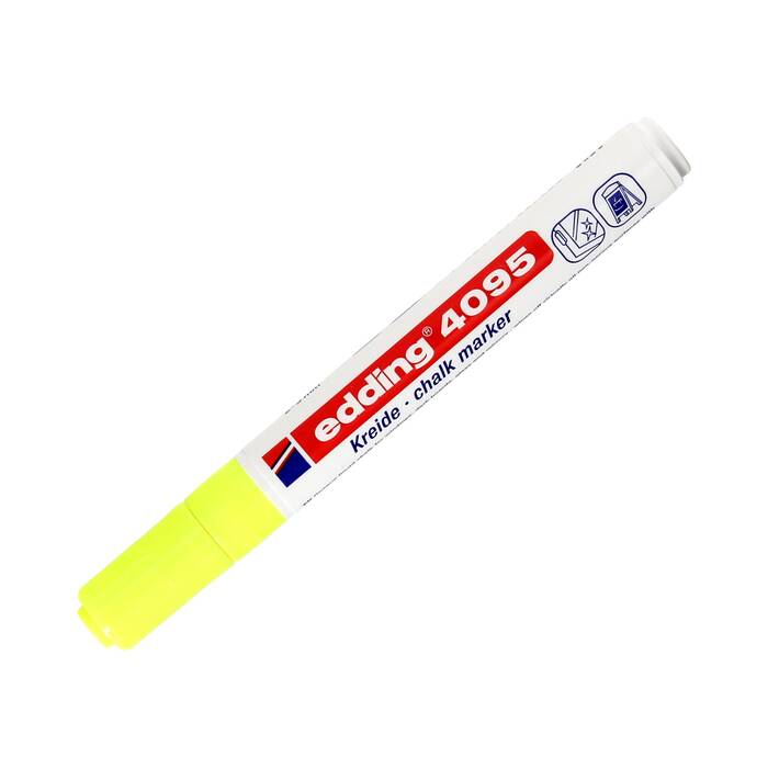 Marker kredowy 2.0-3.0mm żółty okrągły Edding 4095 EG5880 01