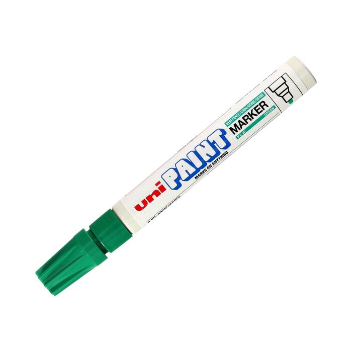 Marker olejowy 2.2-2.8mm zielony okrągły UNI PX20 UN5046 01