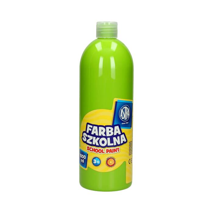 Farba szkolna limonkowa 1l Astra VK7309 01