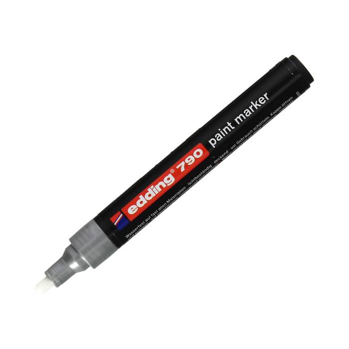 Marker olejowy 2.0-3.0mm srebrny okrągły Edding 790 EG5199 02