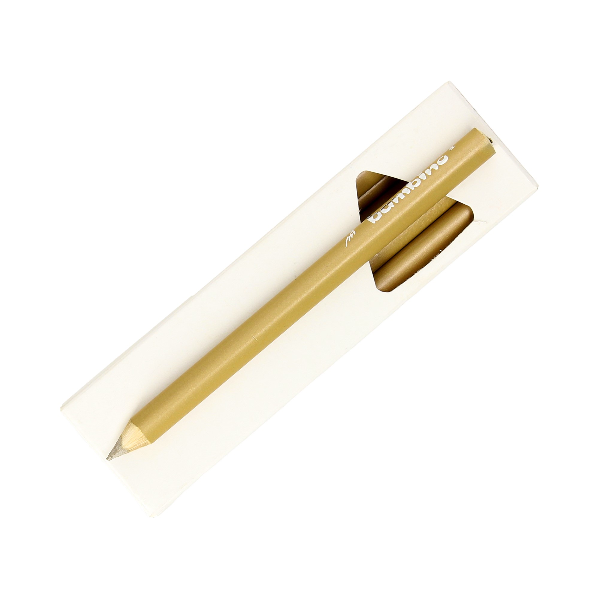 Kredki ołówkowe złote trójkątna Bambino - 12szt. w op. MJ6116 01 Kredki ołówkowe złote trójkątna Bambino - 12szt. w op. MJ6116 01