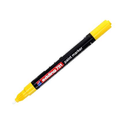 Marker olejowy 1.0-2.0mm żółty okrągły Edding 791 EG5208 02