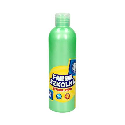 Farba szkolna perłowa zielona 250ml Astra VK7340 01