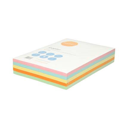 Papier ksero A4 80g mix - kolory pastelowe Tamto (500) MT1400 02