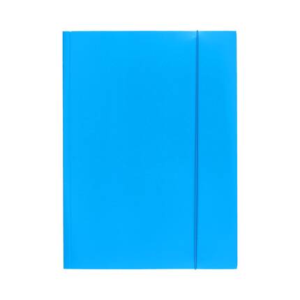 Teczka gumka A4 niebieska lakierowana Interdruk IR6115 01