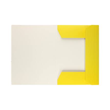 Teczka gumka A4 żółta lakierowana Interdruk IR6118 02